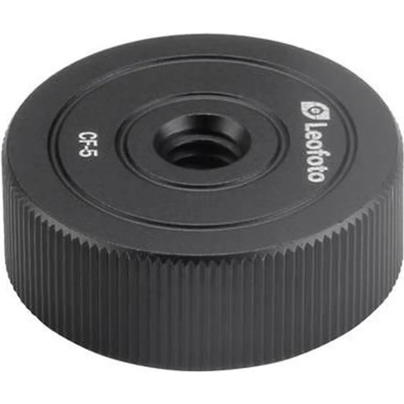 Leofoto CF-5 converter from 1/4-inch thread to 1/4-inch screw hole