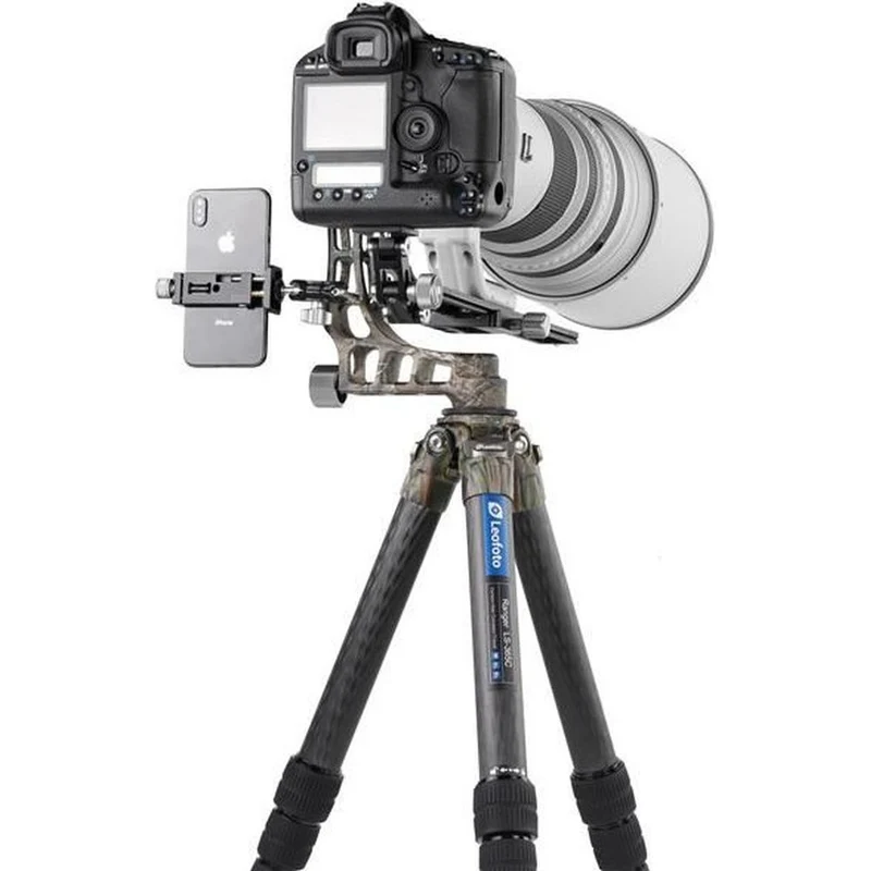 Leofoto Ranger LS-365C + swing head PG-1 Full Camo