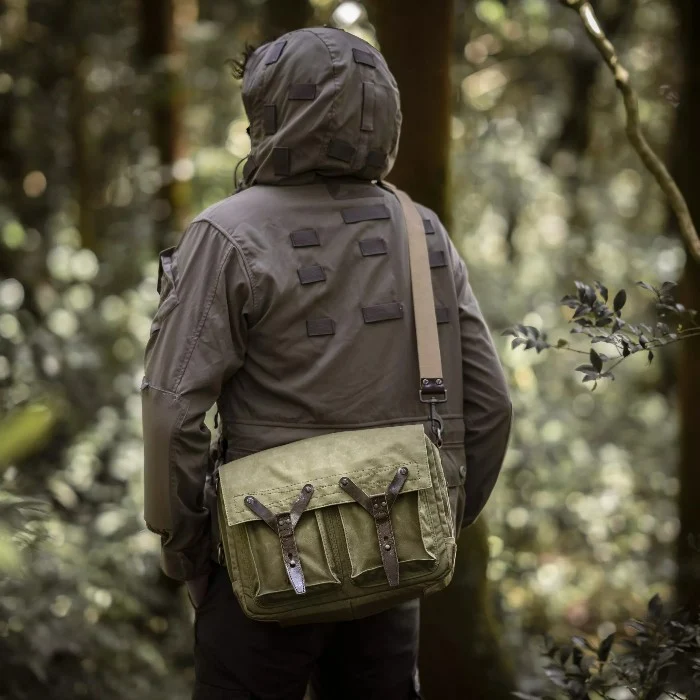 Wotancraft Scout Kameratasche – Olivgrün