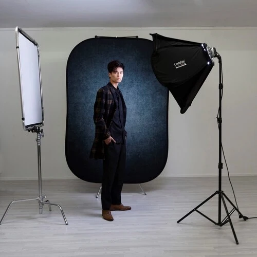 Manfrotto Vintage zusammenklappbare 150x210cm Tinte / Salbei