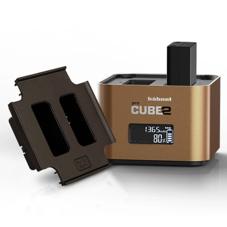 Hähnel ProCube2 accuplaat für Olympus BLN-1 Batterien