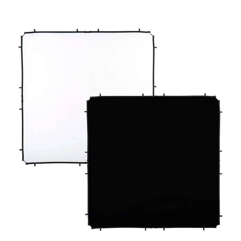 Manfrotto LL LR82221R Skylite Rapid Fabric Large 200x200cm Schwarz/Weiß