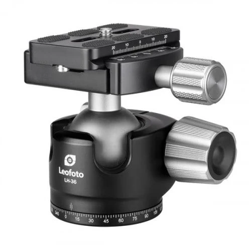 Leofoto Ballhead LH-36 + Release Plate QP-70N