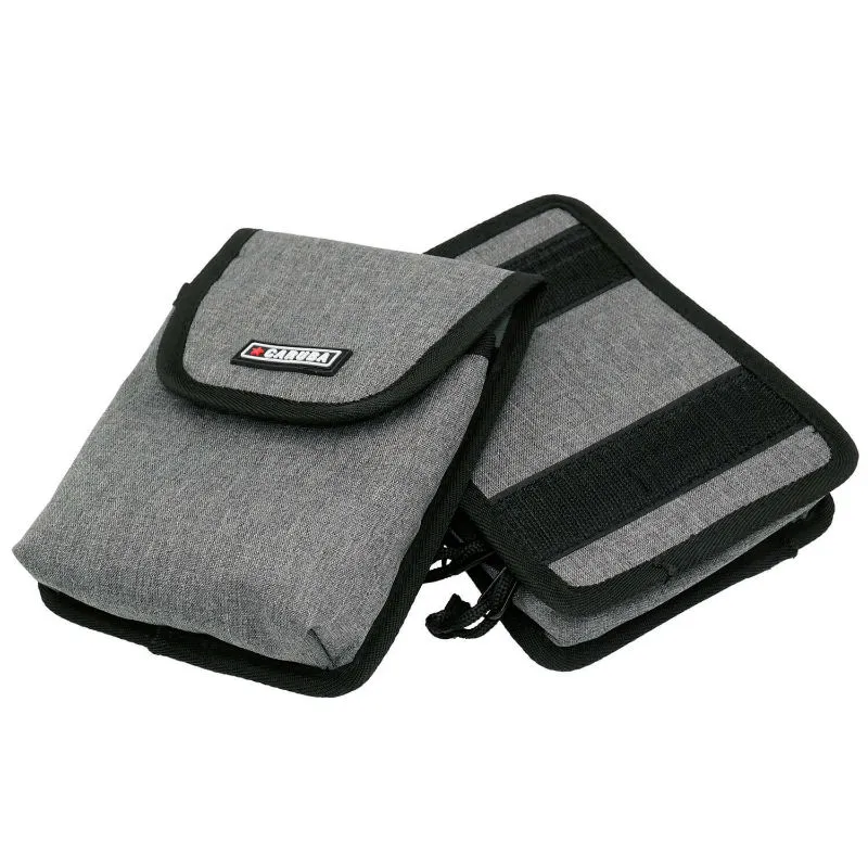 Caruba FC-T1 Filter Aufbewahrungstasche - 2-teilig für Halter - Grau