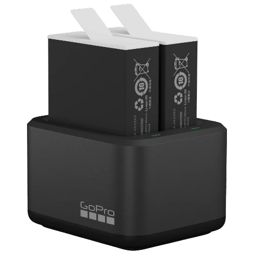 GoPro Dual Battery Charger + 2x Enduro Battery for HERO9/10/11/12