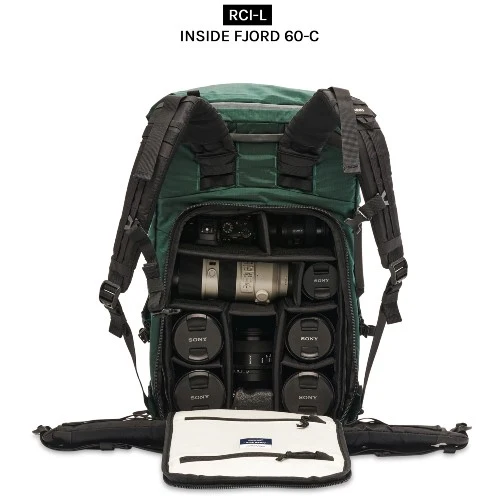 NYA-EVO Fjord 60-C Adventure camera backpack ECONYL Midnight Blue