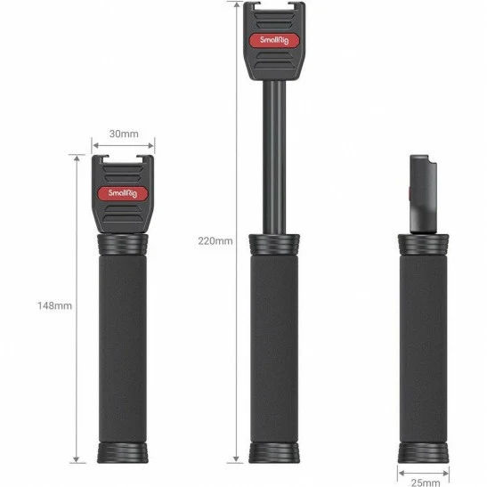 SmallRig 3182 Stretchable Mic Handle für Wireless Lavalier Microphones