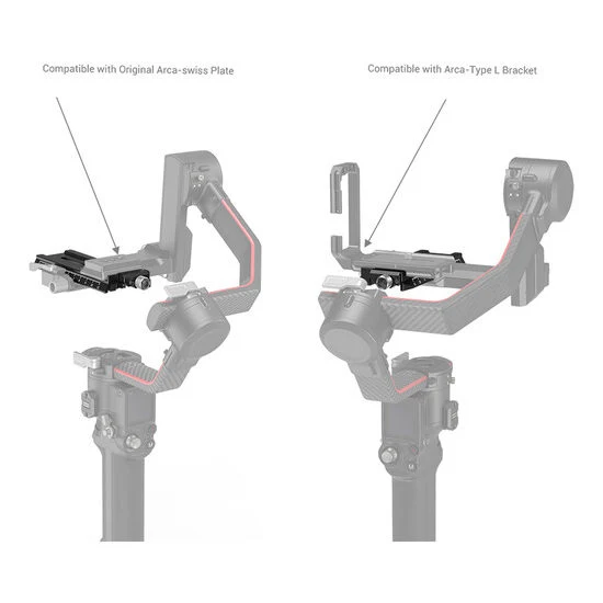 SmallRig Quick Release Plate (Arca-Swiss/Manfrotto style) For RS 2/RSC 2 3061