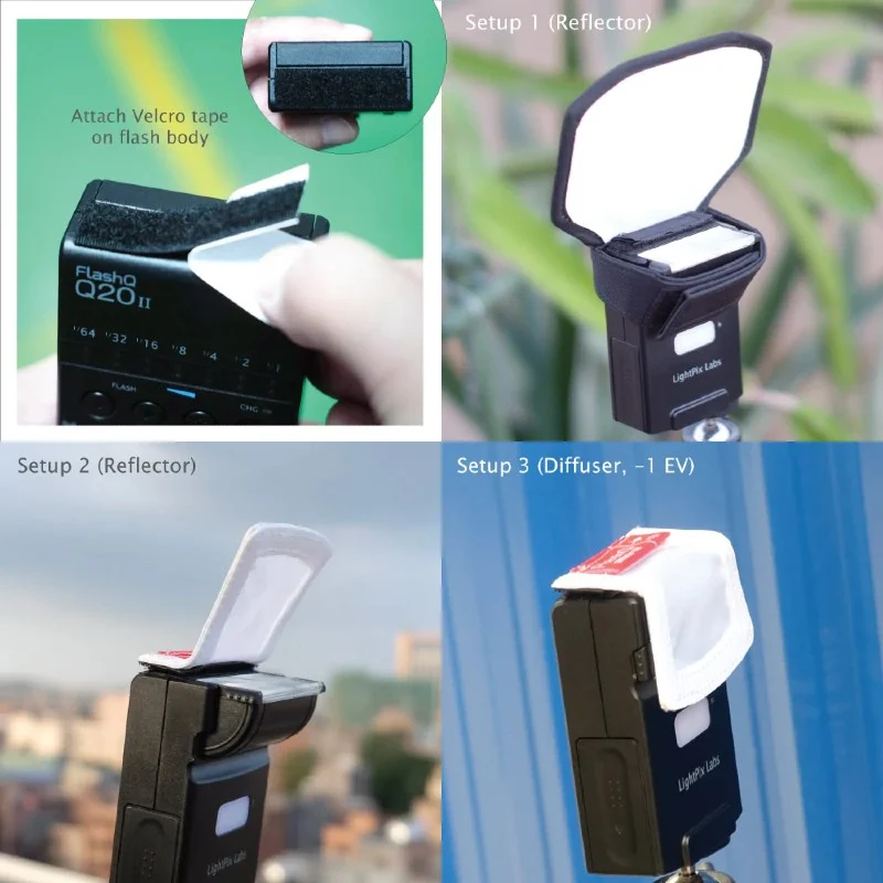 LightPix Labs Flash Diffuser Kit for FlashQ Q20 / Q20II / X20