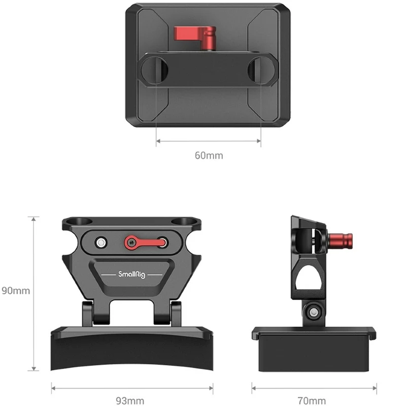 SmallRig Lightweight Chest Pad mit Rod Clamp MD3183