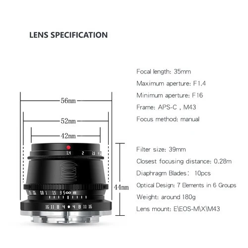 TTArtisan 35mm f/1.4 M43