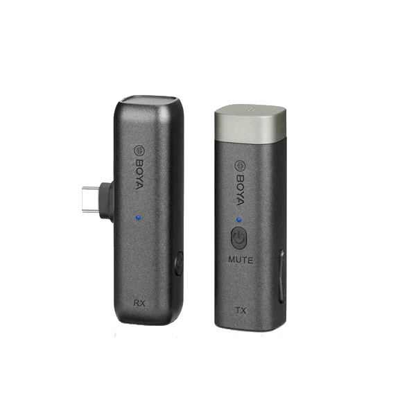 Boya BY-WM3U Wireless microphone with USB-C +3.5mm TRS & TRRS adapters