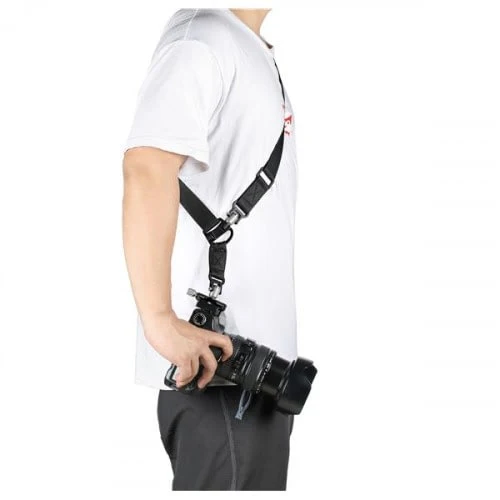 Leofoto NP-65 QR-Platte mit MAGPUL QD-Riemenhalterung