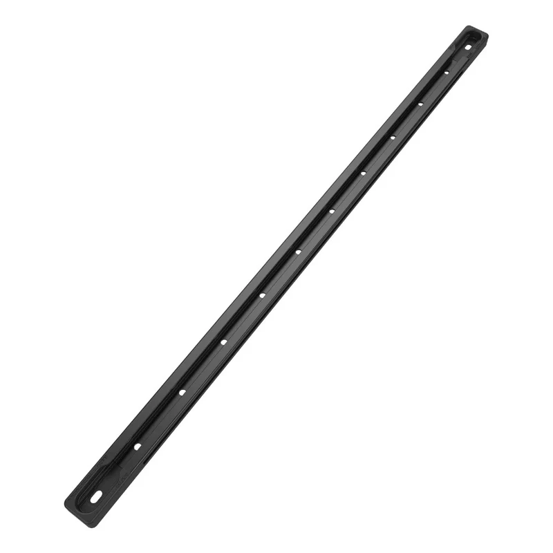 RAM Mounts 17-Zoll-Schiene aus schwarzem stranggepresstem Aluminium mit Endkappen