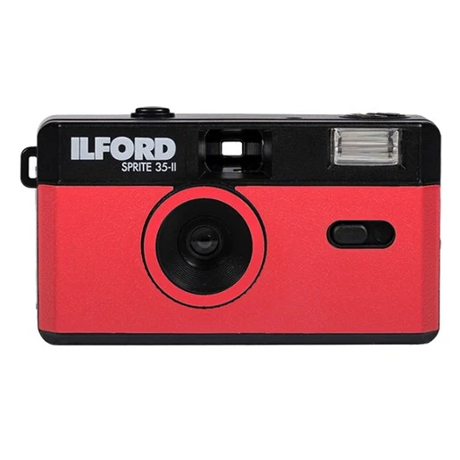 Ilford Sprite 35-II Camera Red & Black