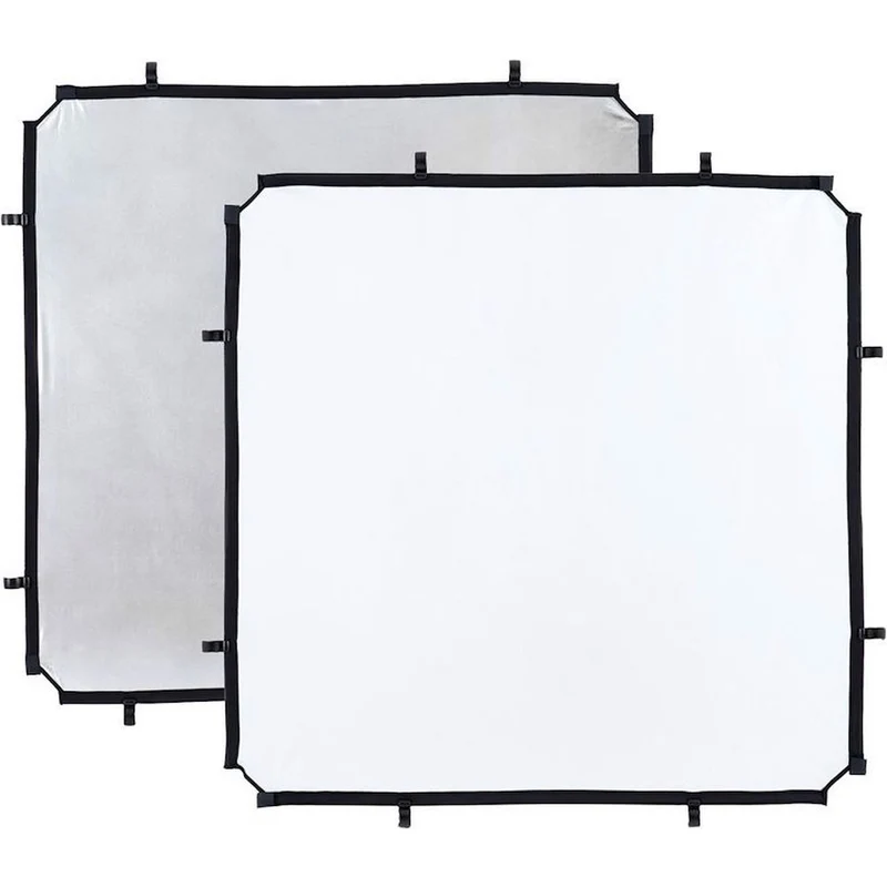 Manfrotto LL LR81131R Skylite Rapid Fabric Small 110x110cm silver/white