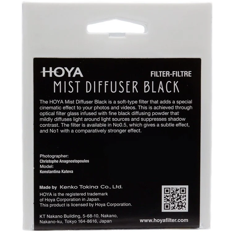 Hoya 62MM Mist Diffuser BK No 0.5