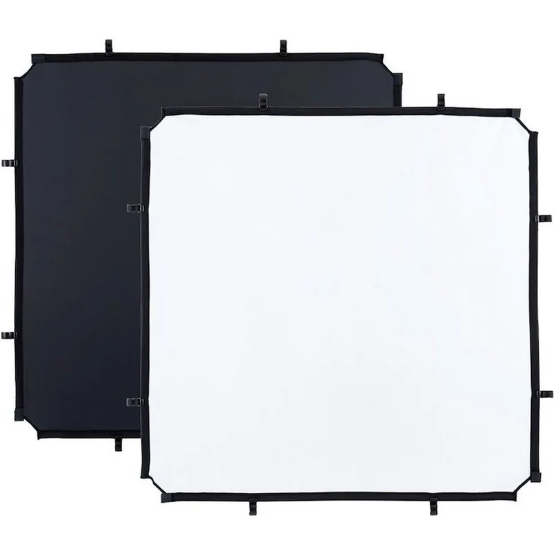 Manfrotto LL LR81121R Skylite Rapid Fabric Small 110x110cm schwarz/weiss