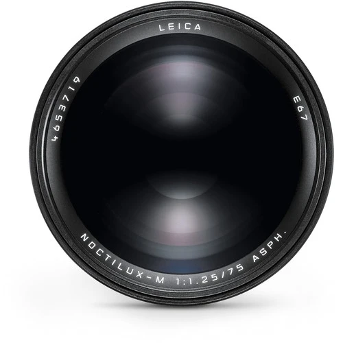 Leica 11676 Noctilux-M 75mm f/1.25 ASPH - Schwarz