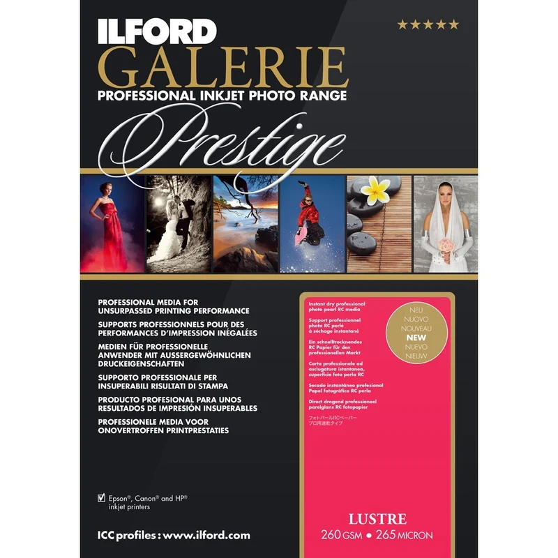 Ilford Galerie Satin Photo 260gsm A4 100 sheets