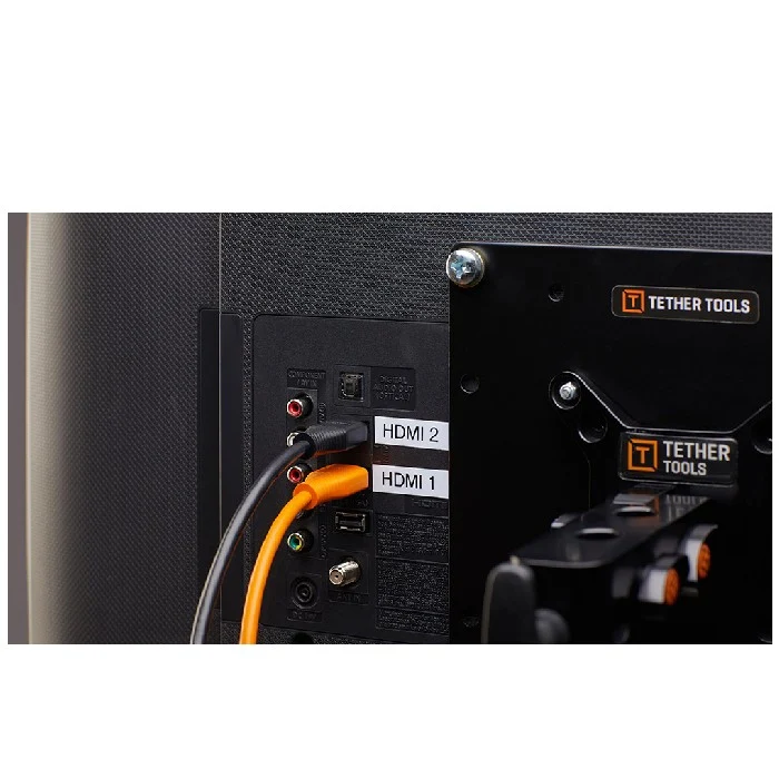 Tether Tools TetherPro HDMI 2.0 auf HDMI 2.0, 15' (4,6m), Orange
