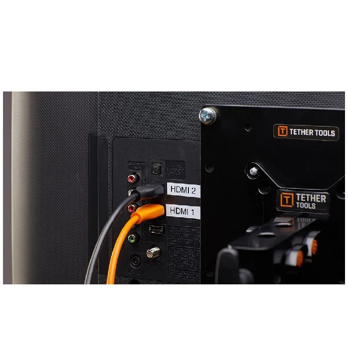Tether Tools TetherPro HDMI-2.0-zu-HDMI-2.0-Kabel, 3 Fuß (1 m), Schwarz