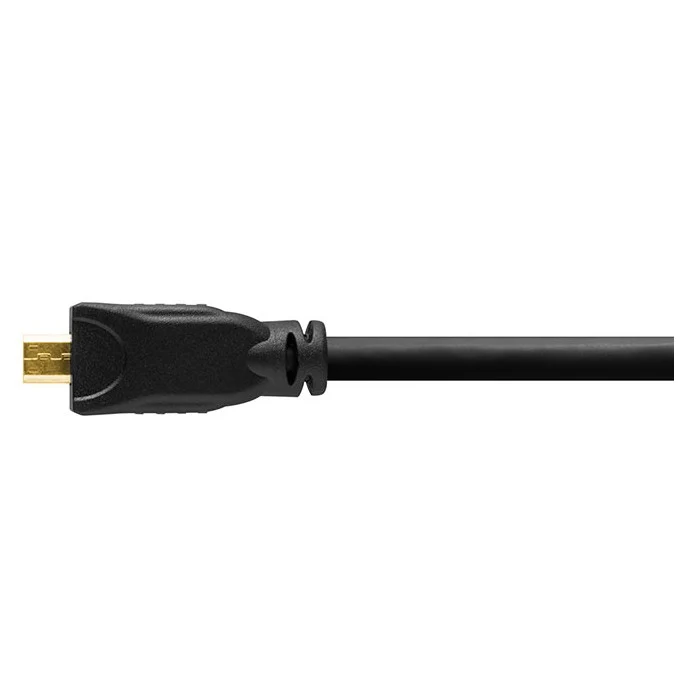 Tether Tools TetherPro HDMI-Micro-zu-HDMI-2.0-Kabel, 10 Fuß (3 m), Schwarz