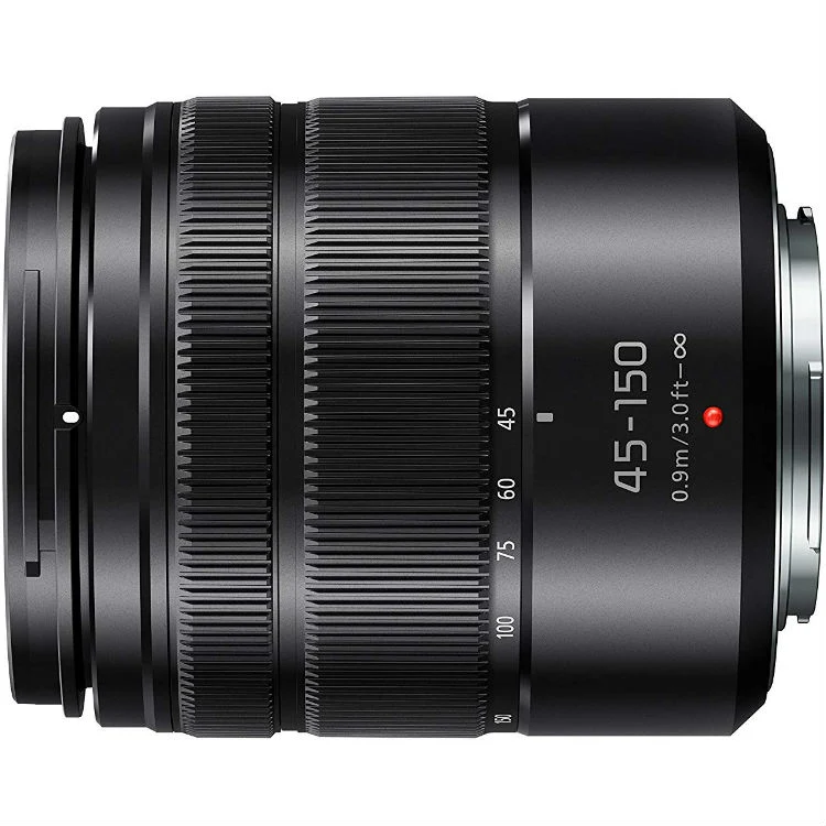 Panasonic MFT 45-150mm f/4-5.6 schwarz mega O.i.S. Lumix G **