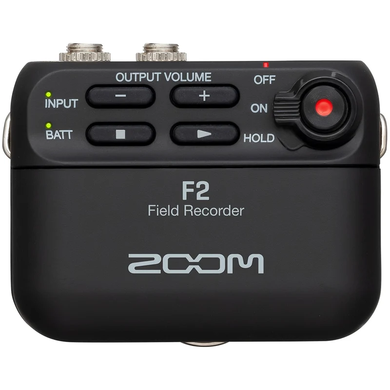 Zoom F2 Draagbare Rekorder mit Lavaliermicrofoon