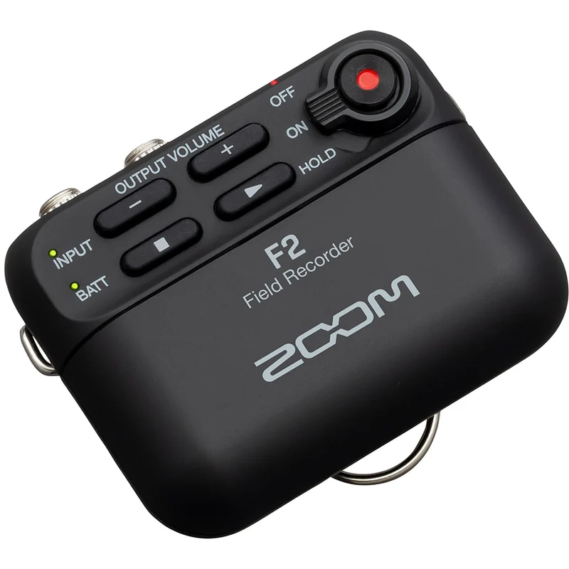 Zoom F2 Draagbare Rekorder mit Lavaliermicrofoon