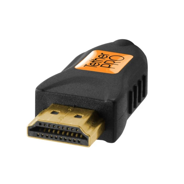 Tether Tools TetherPro HDMI Micro to HDMI 2.0, 1' (0.3m), Black