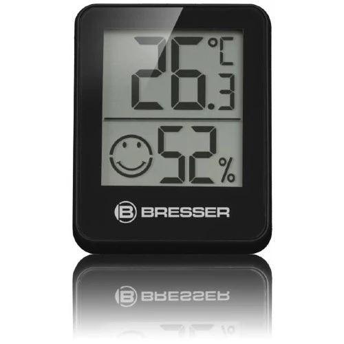 Bresser Temeo Hygro Indikator 3 Stück Set Schwarz
