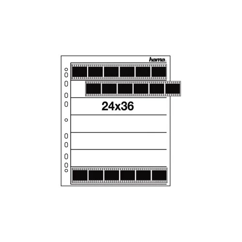 Hama Negative covers, PP, 7 Strips of 6 Negatives, 24x36mm, 100 pcs
