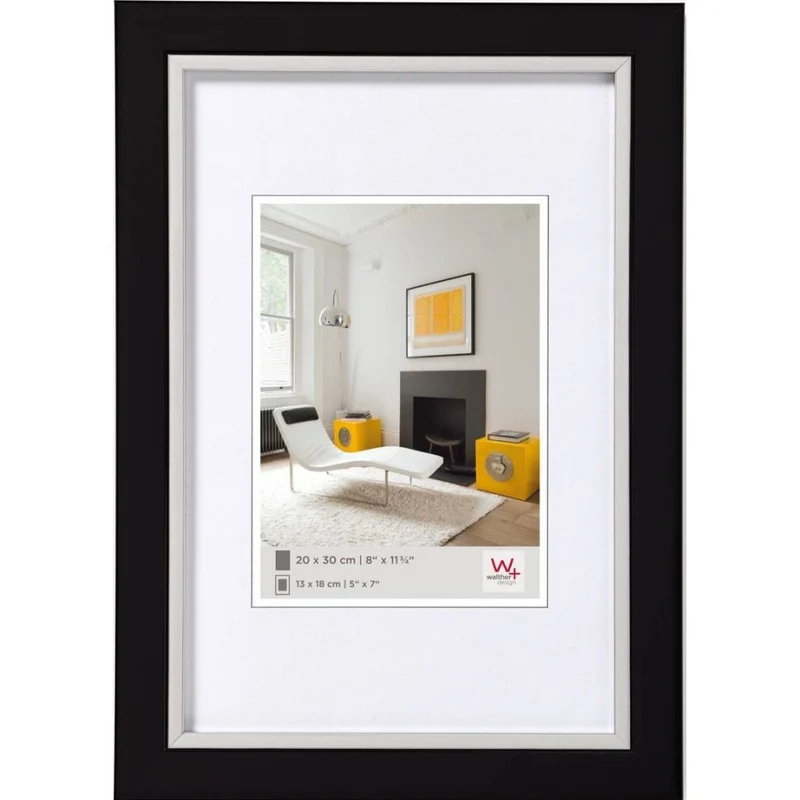 Walther Metro Bilderrahmen 13x18 cm schwarz