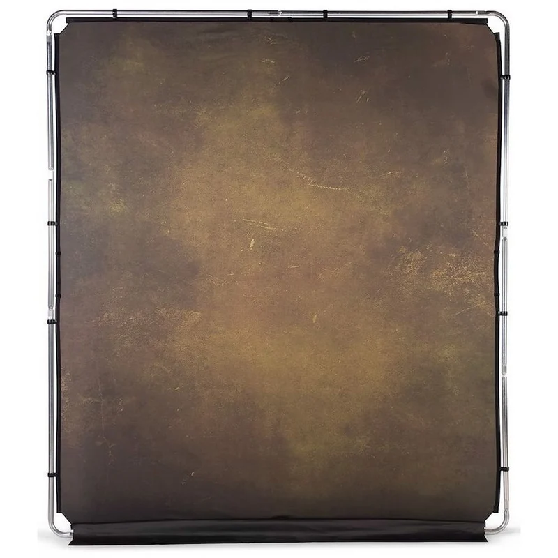 Manfrotto EzyFrame vintage backdrop 2x2.3m oliv