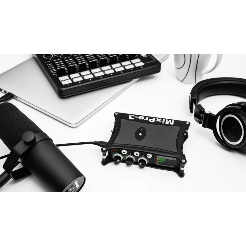 Sound Devices 3 XLR-Eingang / 5-Spur-USB-Streaming-Interface mit interner SD-Karte