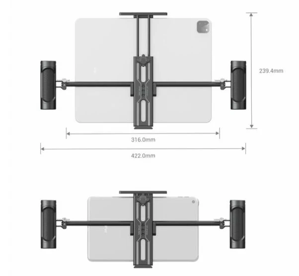 SmallRig Tablet Mount with Dual Handgrip for iPad 2929