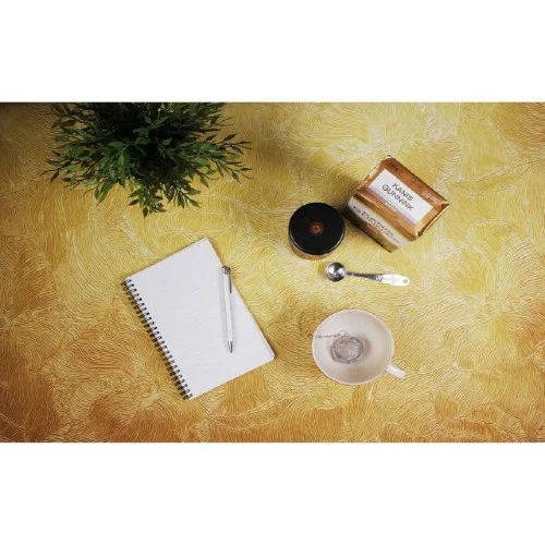 Bresser Cotton Background -80x120cm- Golden Flower