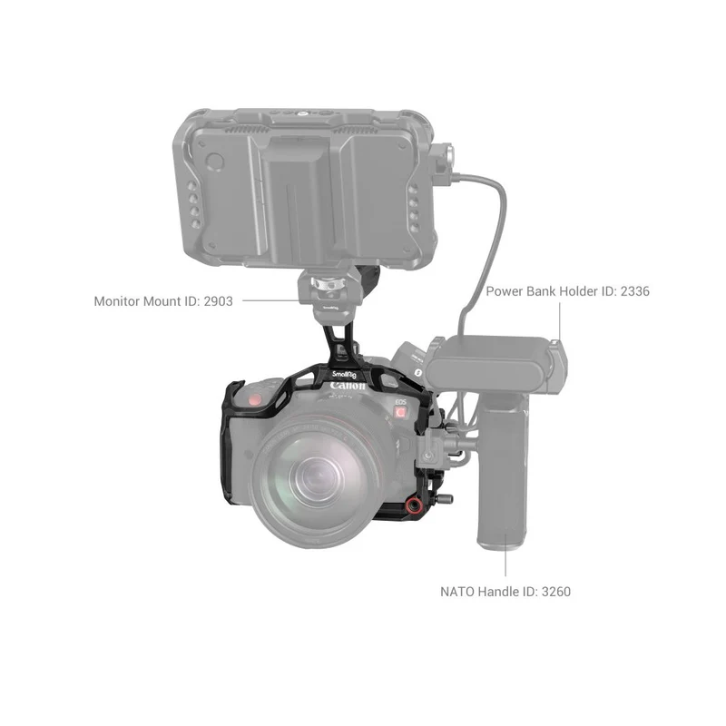 SmallRig 3891 “Black Mamba” Handheld Kit für Canon EOS R5 C