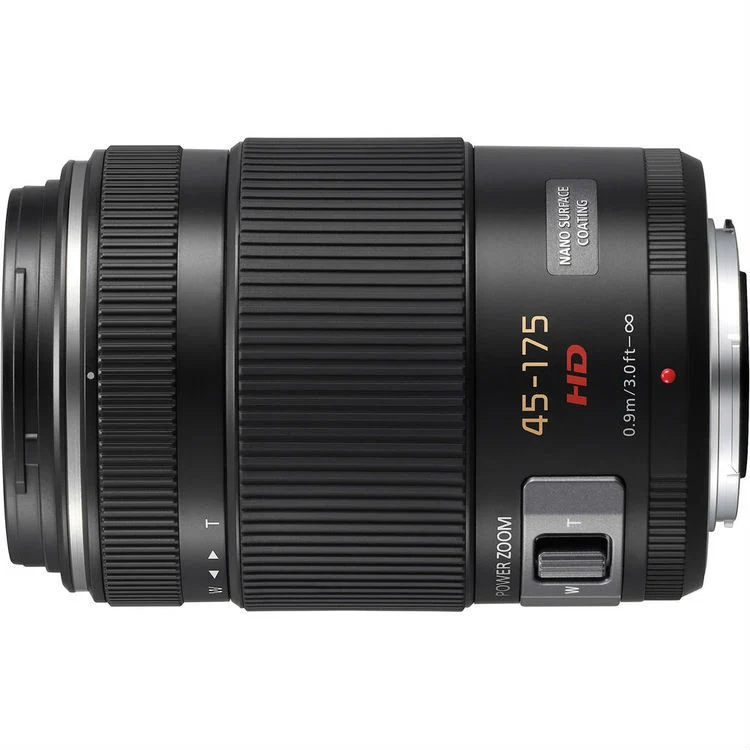 Panasonic MFT 45-175mm f/4-5.6 schwarz powerzoom Lumix G X