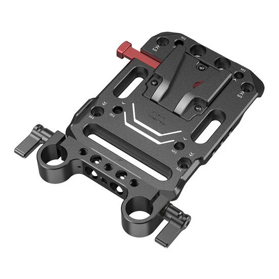 SmallRig V-Mount-Batterieplatte mit doppelter 15-mm-Stabklemme 3016