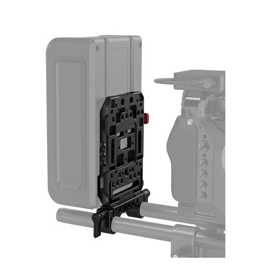 SmallRig V-Mount-Batterieplatte mit doppelter 15-mm-Stabklemme 3016
