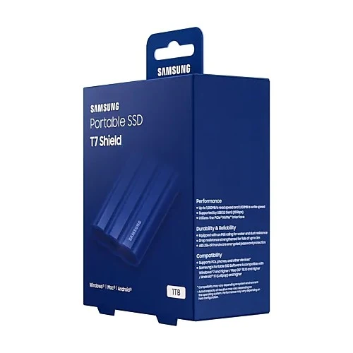 Samsung Portable SSD T7 Shield 1TB Blau