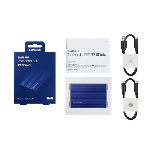 Samsung Portable SSD T7 Shield 1TB Blau