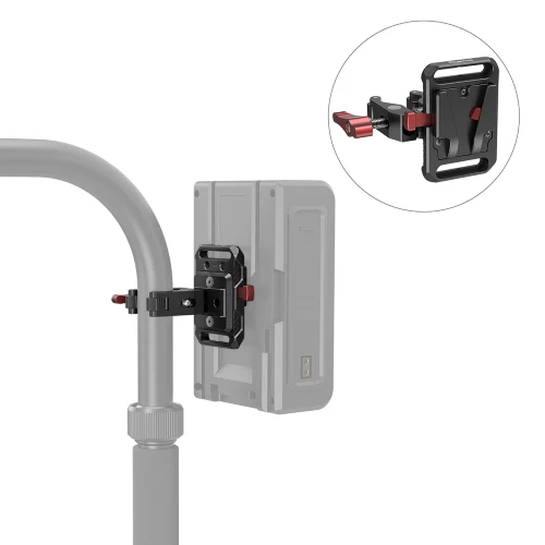 SmallRig 2989 Mini V Mount Batterieplatte mit Krabbenklemme