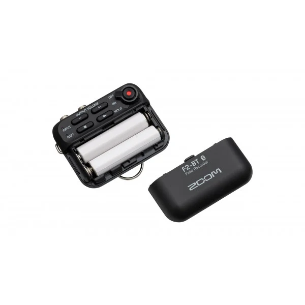 Zoom F2-BT portable recorder with Lavalier microphone with built-in Bluetooth control