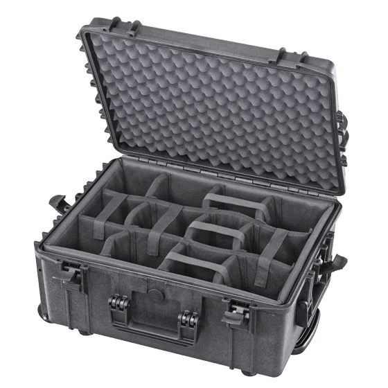 WCS Protection 540TR H245 Suitcase with Divider Set Black