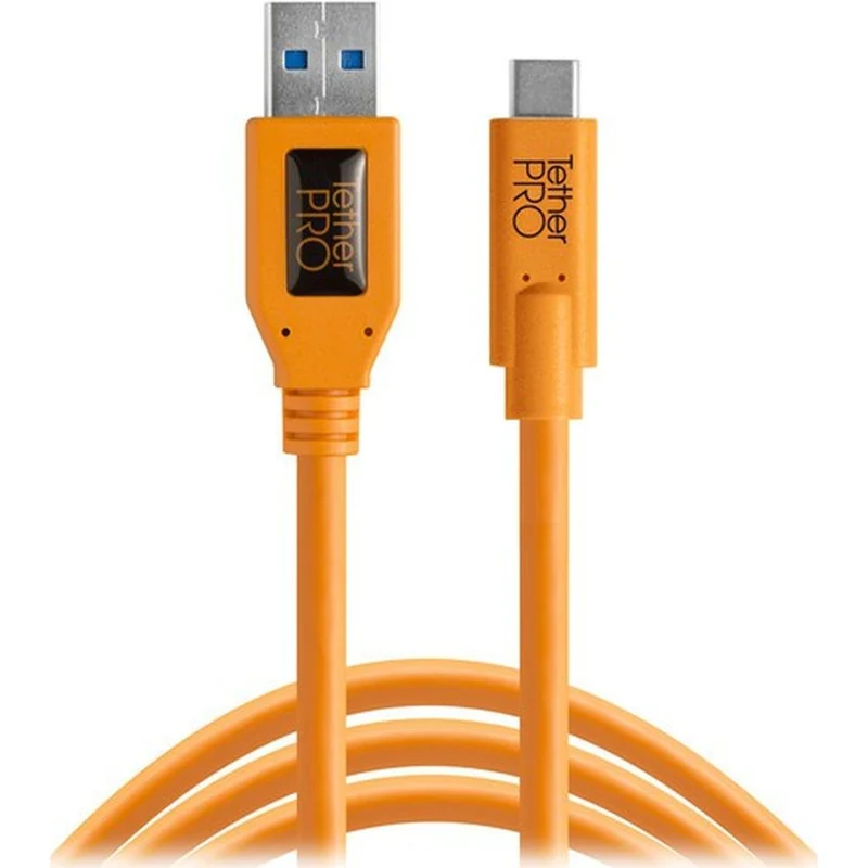 Tether Tools TetherPro USB 3.0 zu USB-C 4,6m Orange