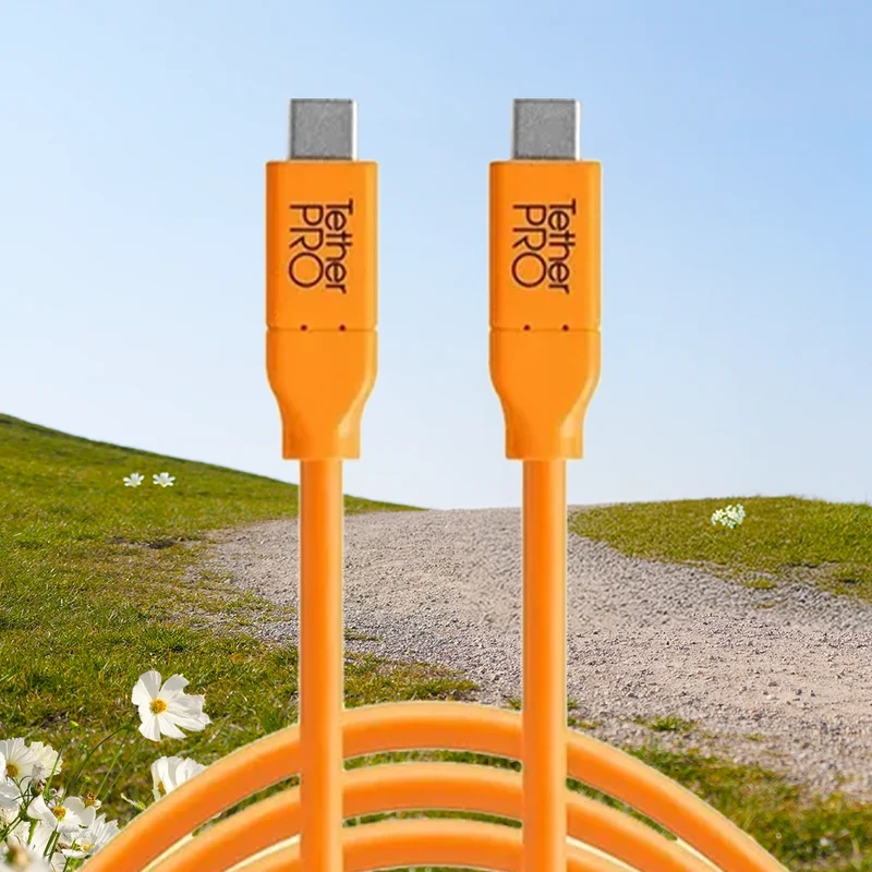 Tether Tools TetherPro USB-C auf USB-C 4,6 m Orange