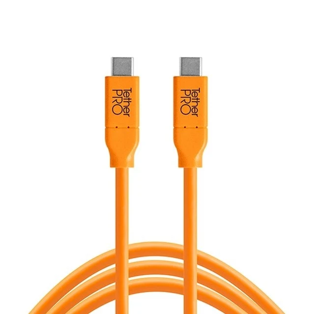 Tether Tools TetherPro USB-C to USB-C Cable, 3m, Orange